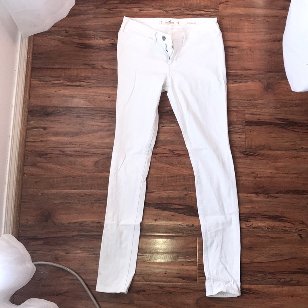 Hollister white jeans